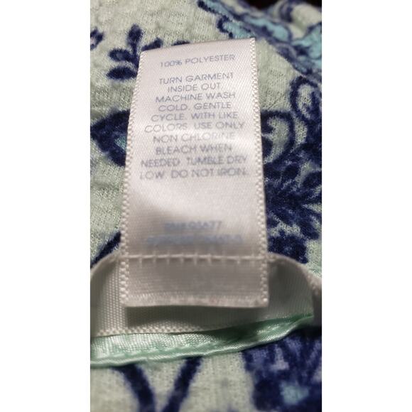 Adonna Sleepwear XL Bathrobe Nightgown Pockets Snaps Grandma Core - Picture 5 of 5